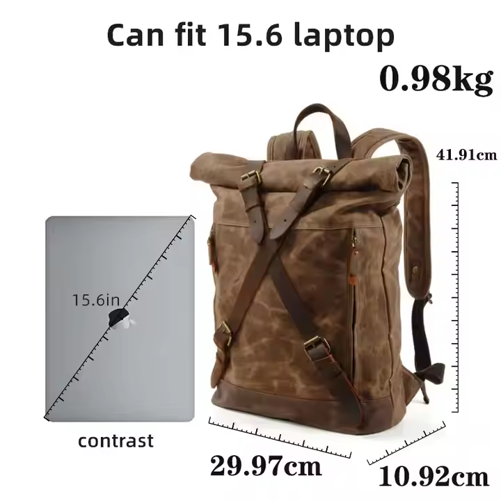 Canvas-Rucksack