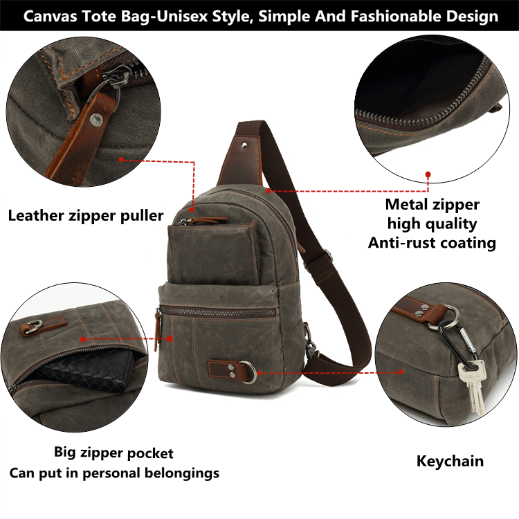 Polyester chest bag