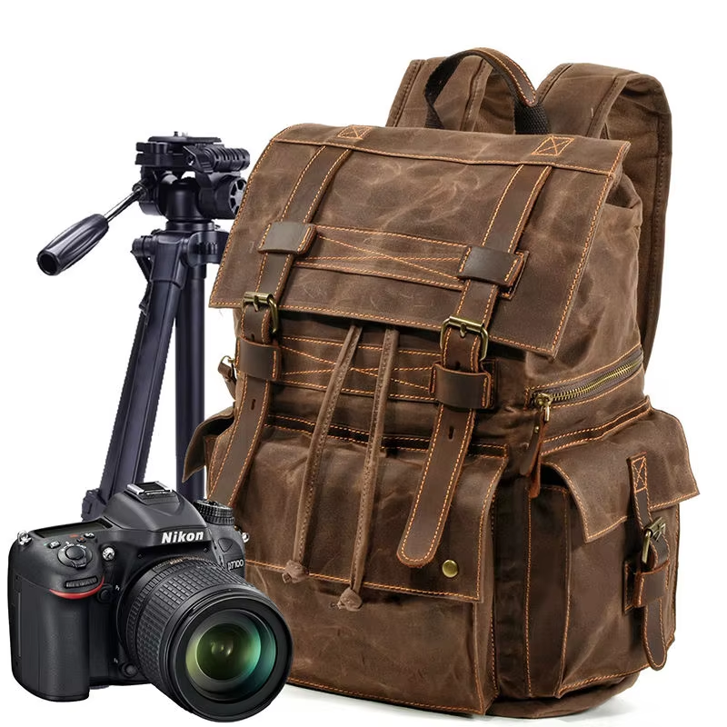 Oil Wax Canvas Backpack