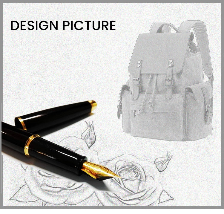 Waxed canva backpack