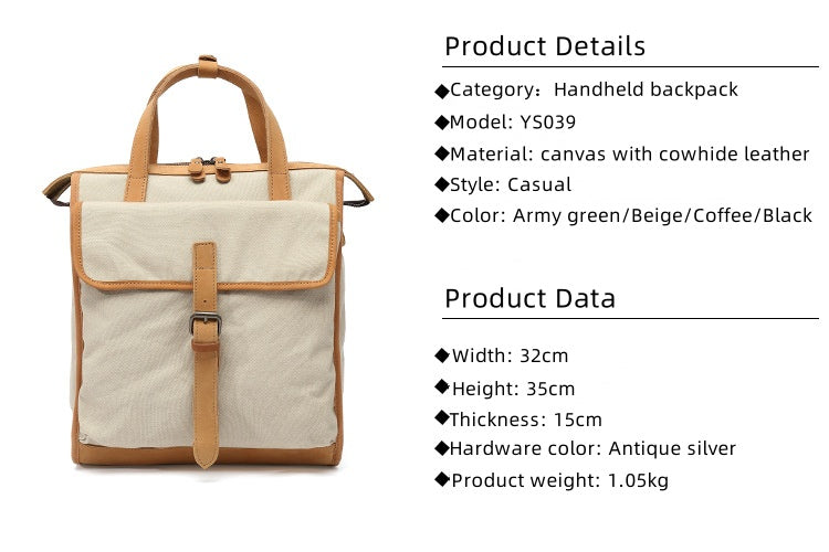 Handheld backpack
