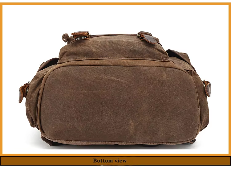 Oil Waxed Canva Backpacks