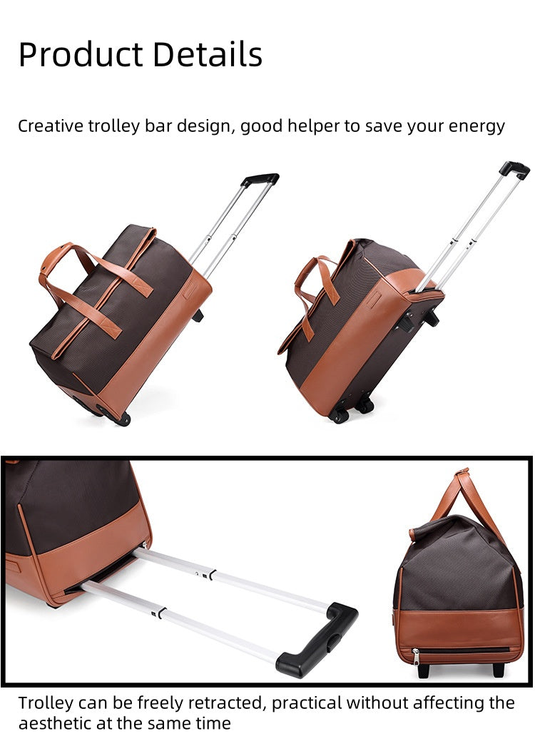 Reisetasche mit Tragegriff und Rollen