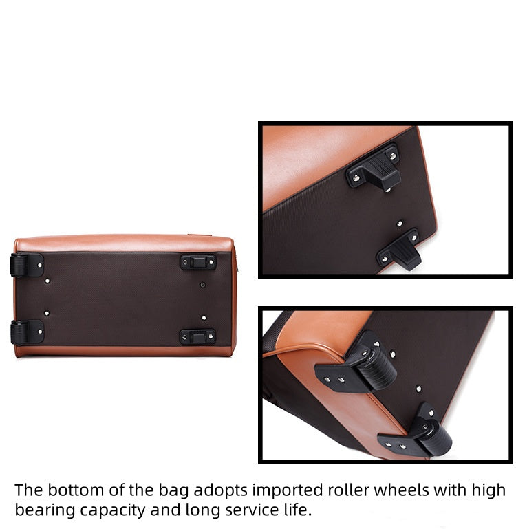 Reisetasche mit Tragegriff und Rollen