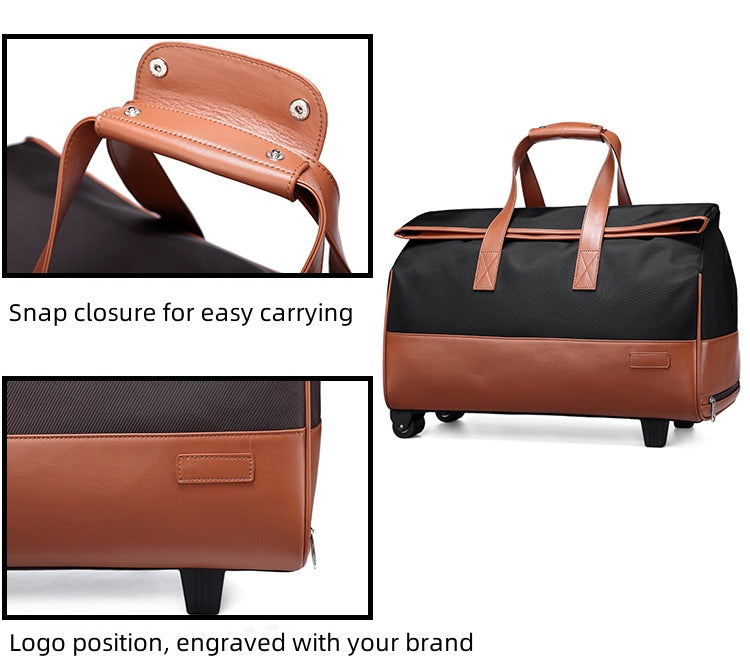 Reisetasche mit Tragegriff und Rollen