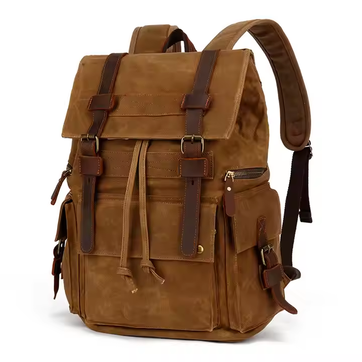 Öl-Wachswach canvas Rucksack