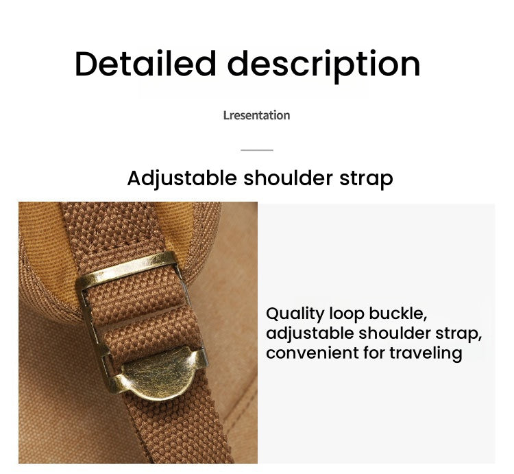Sac en toile cirée avec cuir