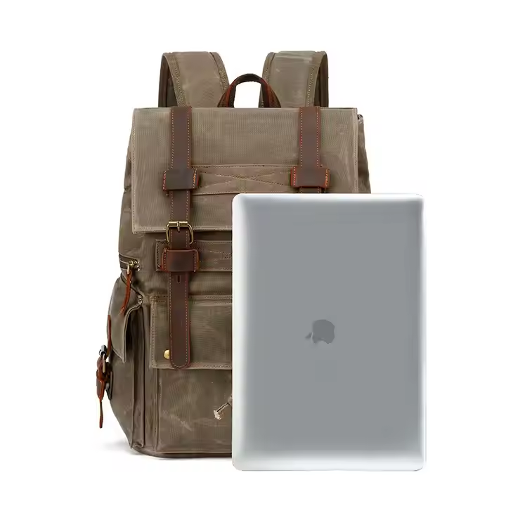 Oil Wax Canvas Backpack