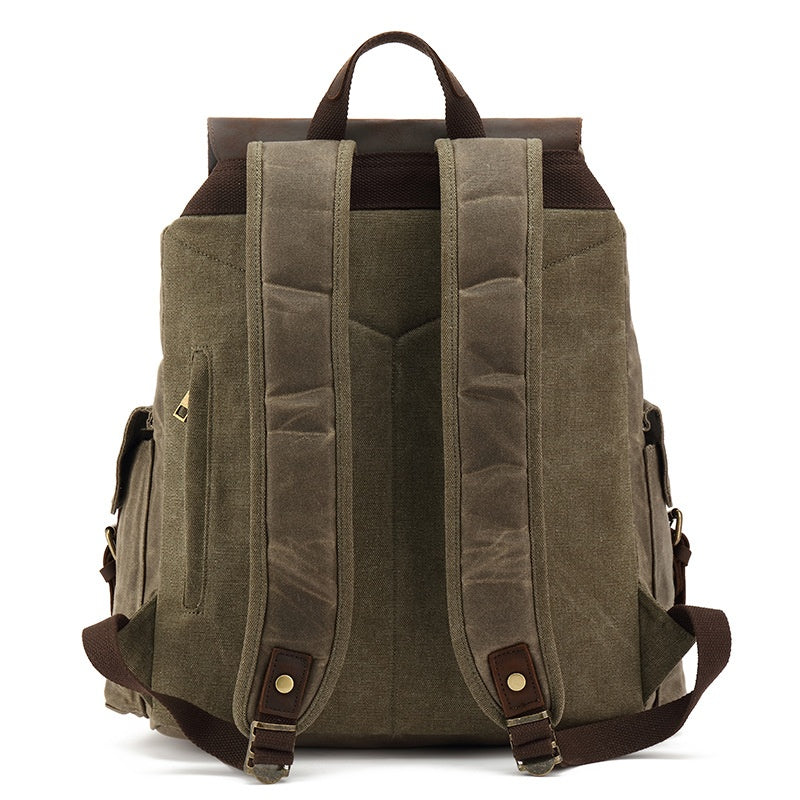 Waxed canva backpack
