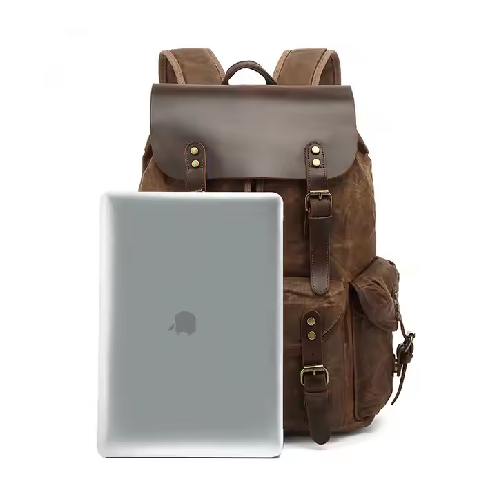 Oil Waxed Canva Backpacks