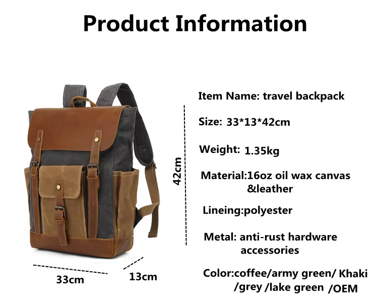 Travel backpack