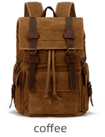 Öl-Wachswach canvas Rucksack