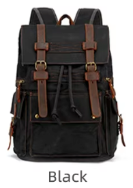 Öl-Wachswach canvas Rucksack