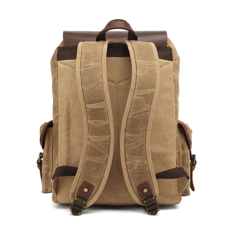 Oil Waxed Canva Backpacks