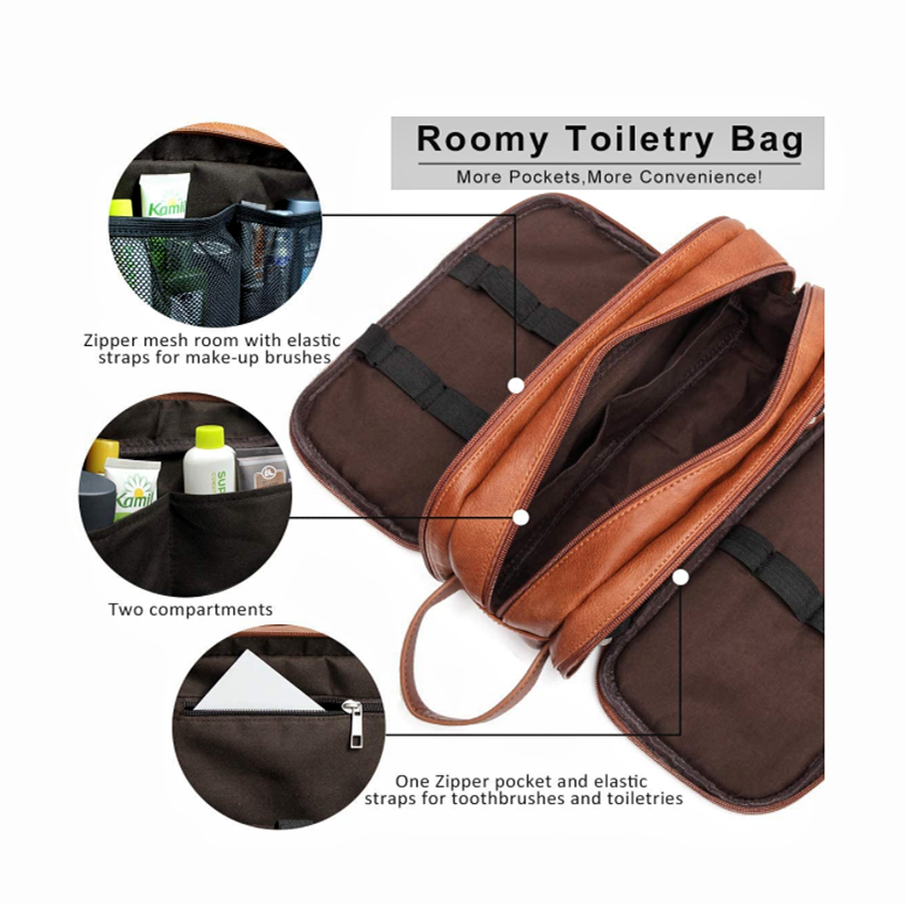 Roomy toiletry bag
