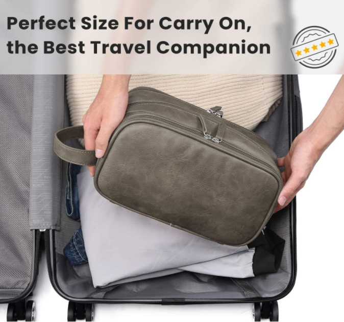 Roomy toiletry bag