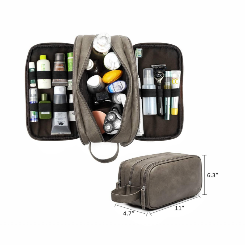 Roomy toiletry bag