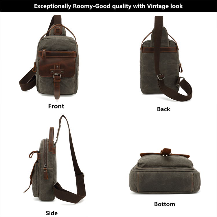 Wax chest bag