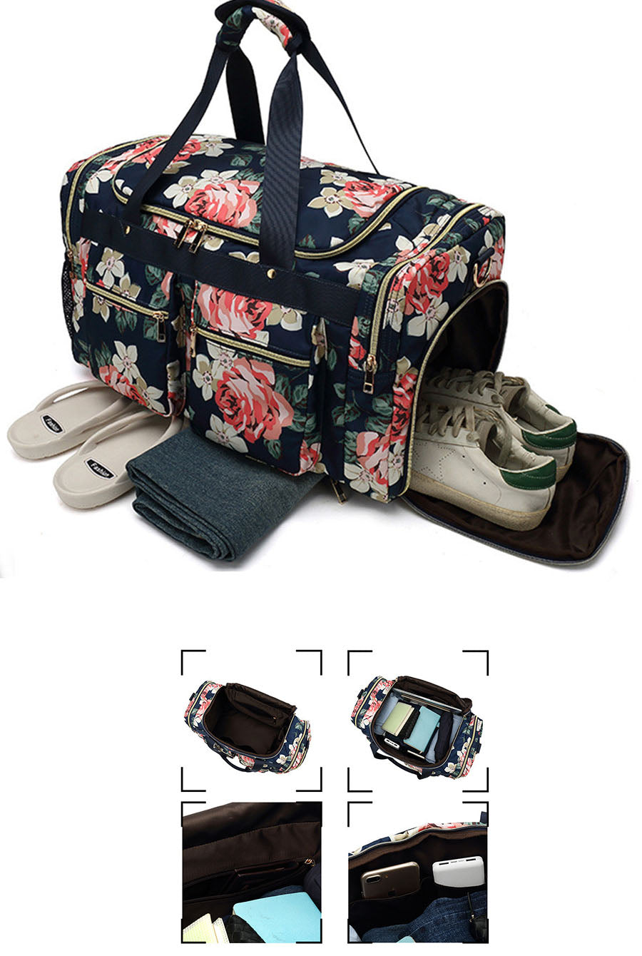 Travel bag - flower