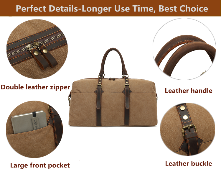 Oil wax travel bag