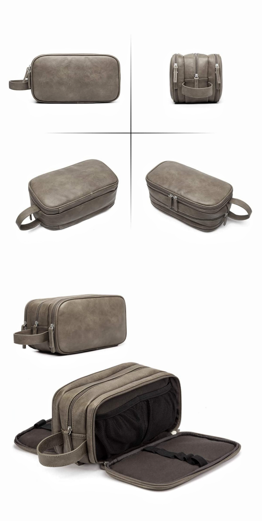 Roomy toiletry bag