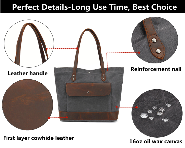 Wax lady tote bag