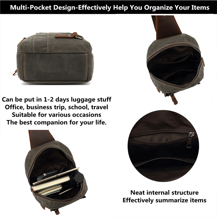 Polyester chest bag