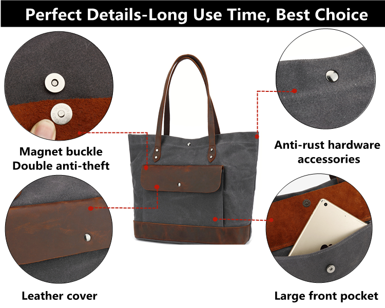 Wax lady tote bag