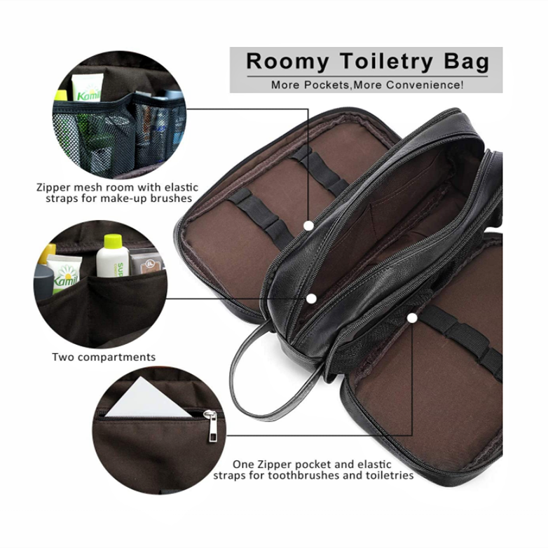 Roomy toiletry bag