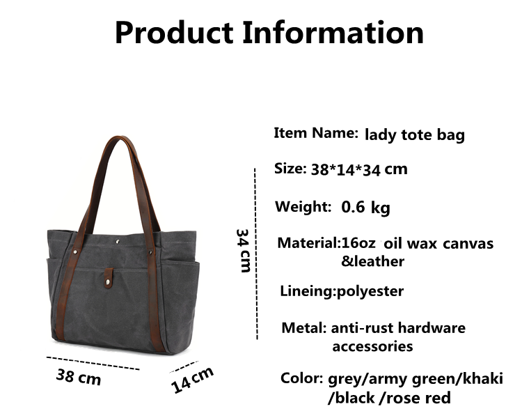 Polyester lady tote bag