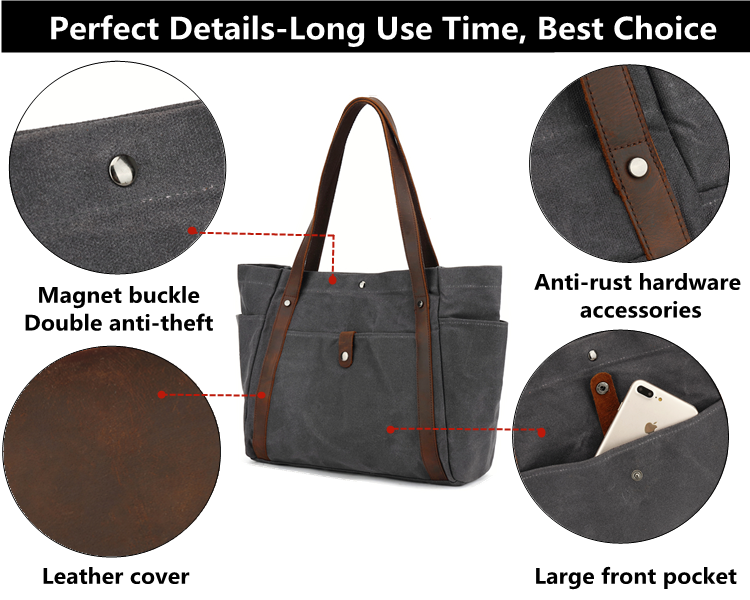Polyester lady tote bag