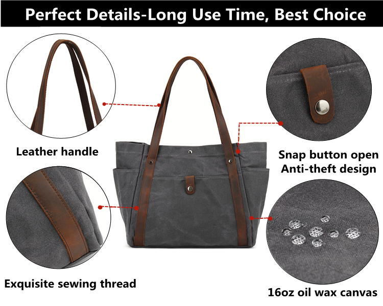 Polyester lady tote bag