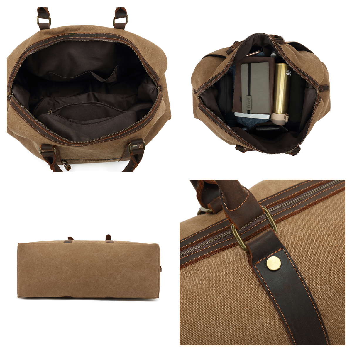 Oil wax travel bag