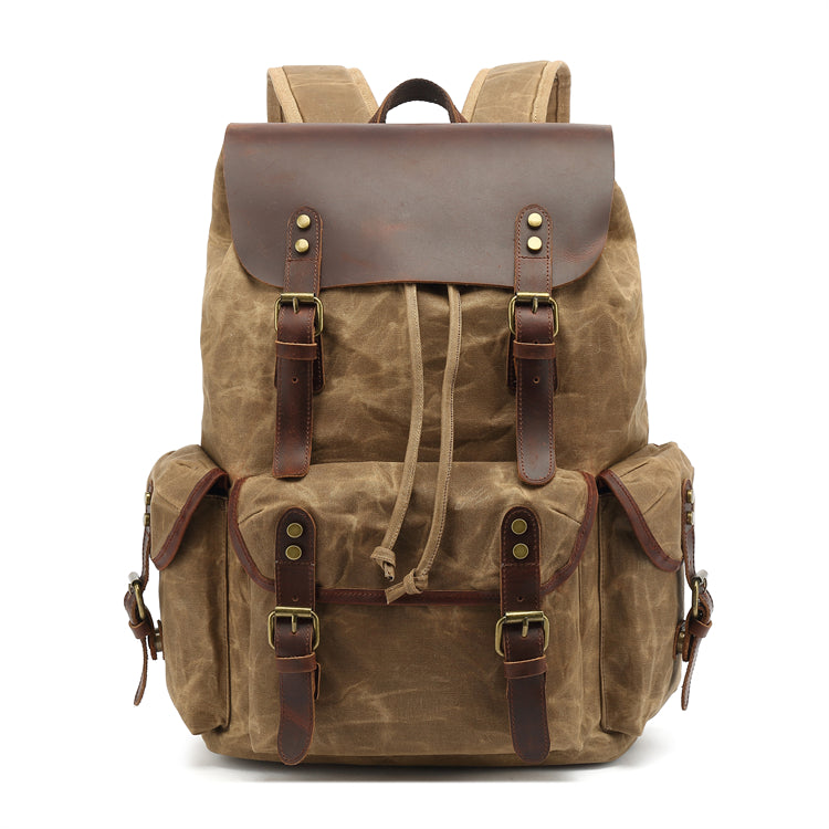 Oil Waxed Canva Backpacks
