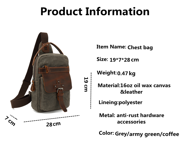 Sac poitrine en cire