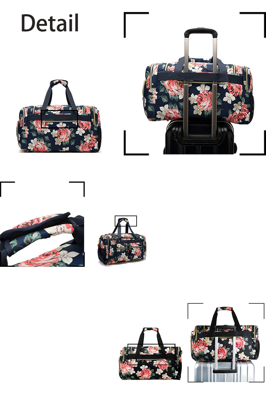 Travel bag - flower
