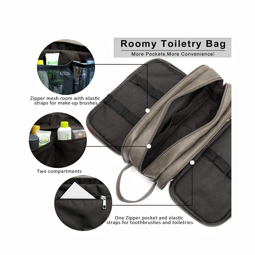 Roomy toiletry bag