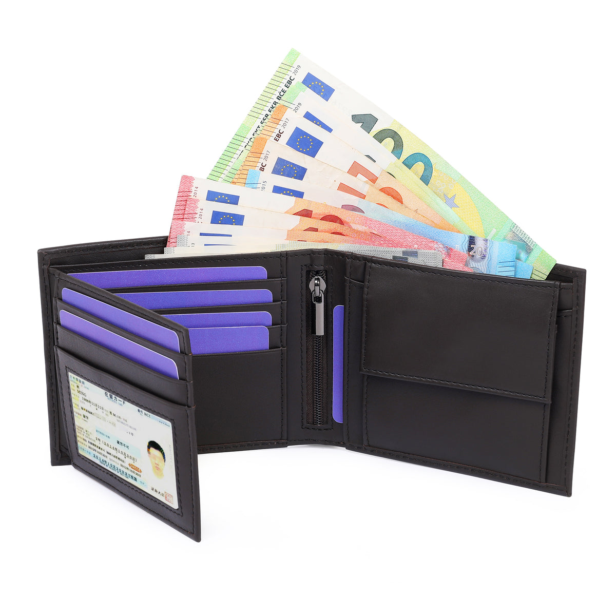Portefeuille pour homme - triple pli
