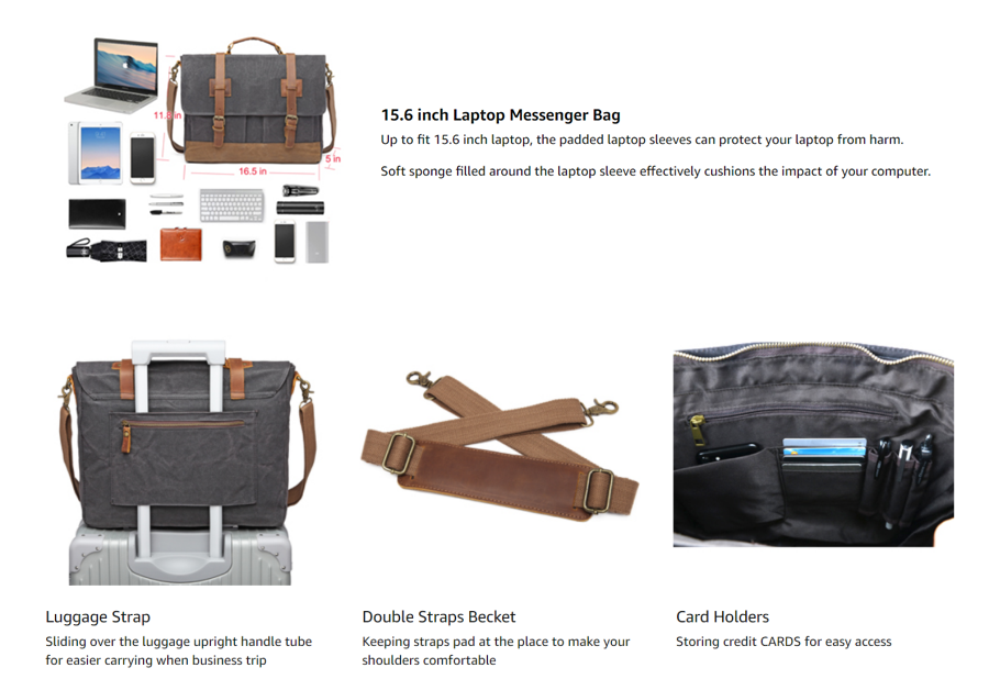 Laptop briefcase